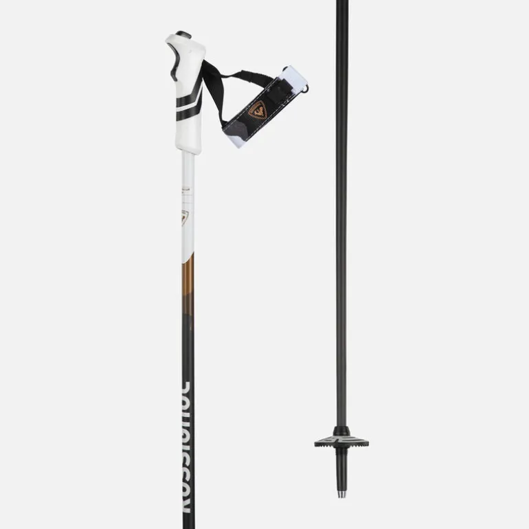 Bastoncini da sci Rossignol Electra Premium Carbon R-Clip oro