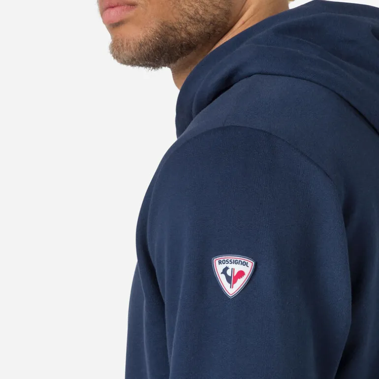 Felpa felpata con cappuccio uomo logo