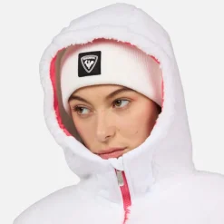Giacca in pile con cappuccio e zip integrale donna Wispile