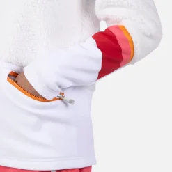 Giacca in pile con cappuccio e zip integrale donna Wispile