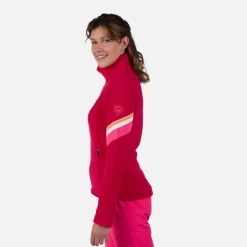 Giacca in pile donna con zip integrale Strawpile