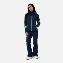 Giacca in pile donna con zip integrale Strawpile