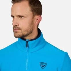 Giacca in pile uomo con zip integrale Strawpile