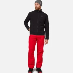 Giacca in pile uomo con zip integrale Strawpile