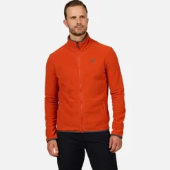 Giacca in pile uomo con zip integrale Strawpile