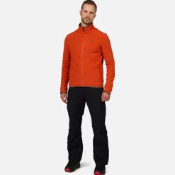 Giacca in pile uomo con zip integrale Strawpile