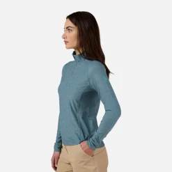 Maglia donna maniche lunghe con mezza zip Westweg