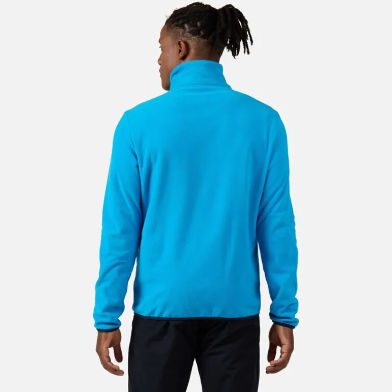 Maglia in pile con mezza zip uomo Strawpile