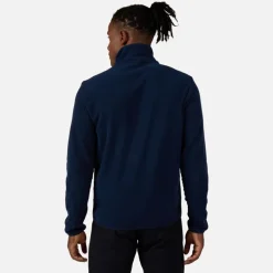 Maglia in pile con mezza zip uomo Strawpile