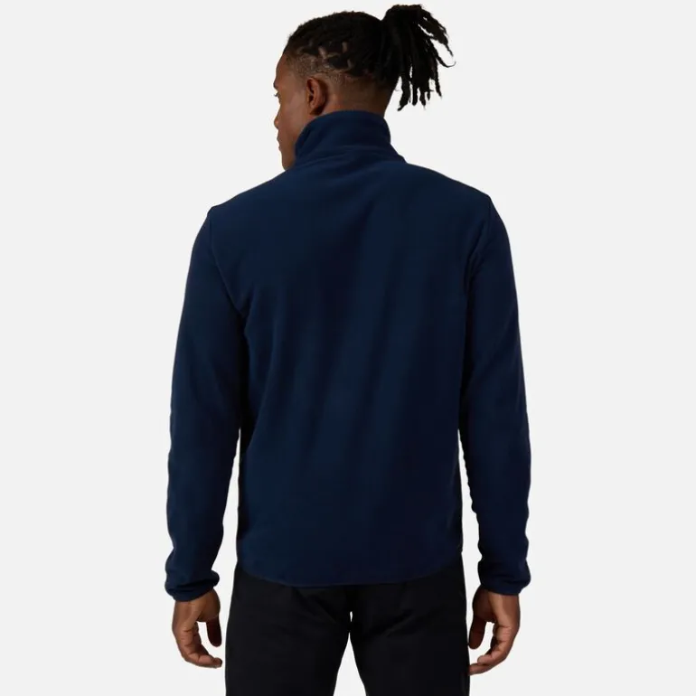 Maglia in pile con mezza zip uomo Strawpile