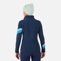 Maglia in pile donna con mezza zip Strawpile