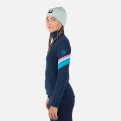 Maglia in pile donna con mezza zip Strawpile