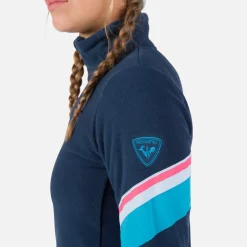 Maglia in pile donna con mezza zip Strawpile