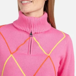 Maglione donna con mezza zip JCC