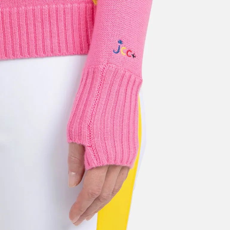 Maglione donna con mezza zip JCC