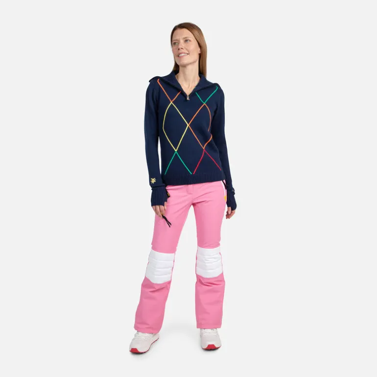 Maglione donna con mezza zip JCC