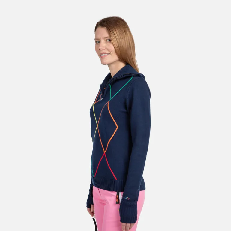 Maglione donna con mezza zip JCC