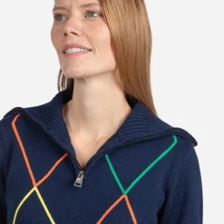 Maglione donna con mezza zip JCC
