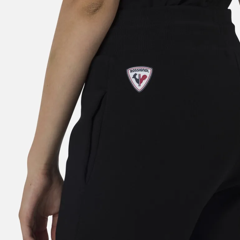 Pantaloni sportivi felpati donna logo