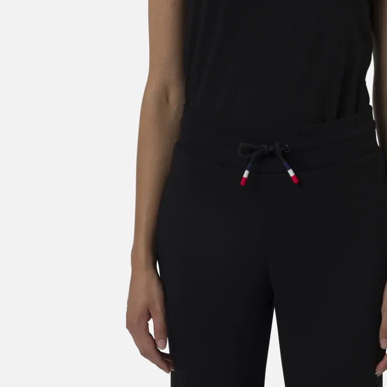 Pantaloni sportivi felpati donna logo