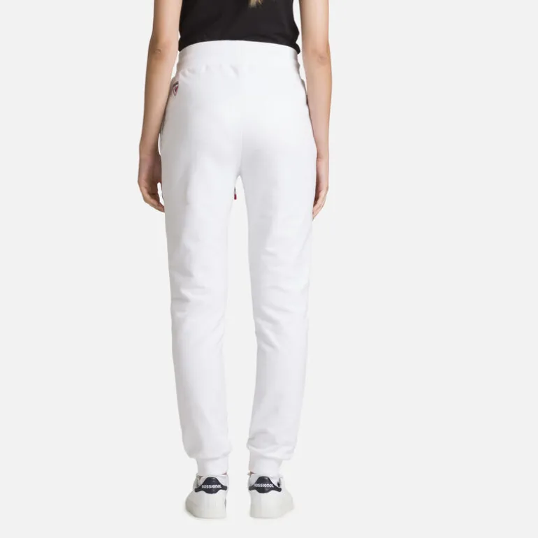 Pantaloni sportivi felpati donna logo