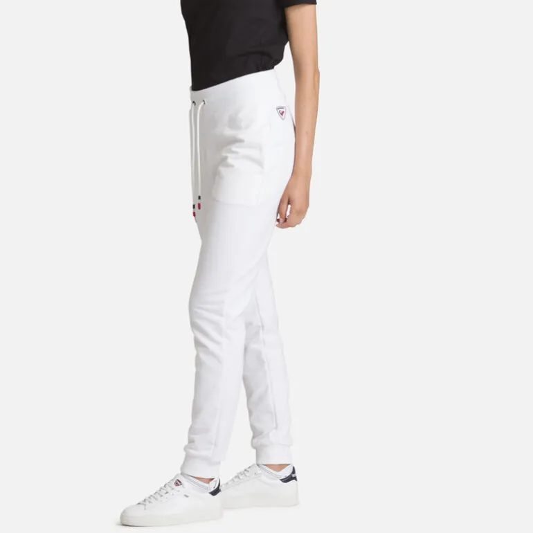 Pantaloni sportivi felpati donna logo