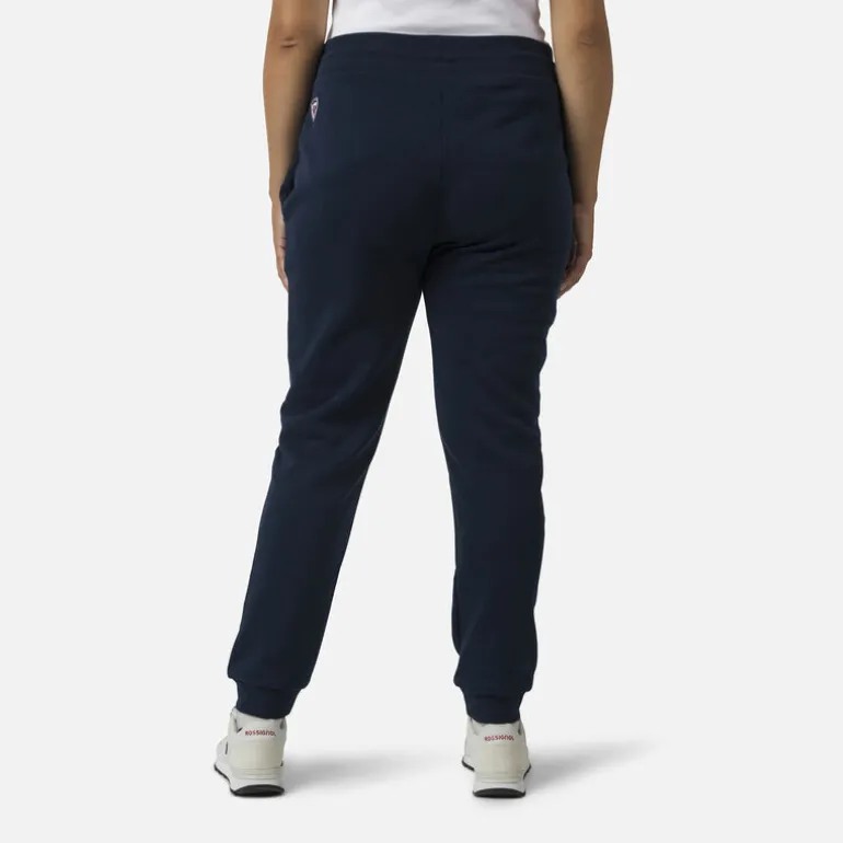 Pantaloni sportivi felpati donna logo