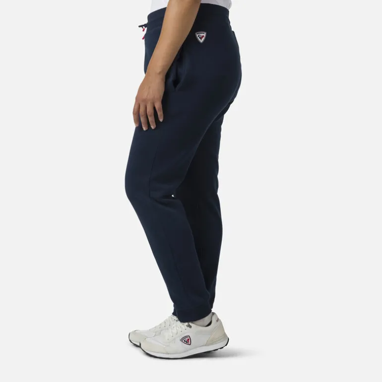 Pantaloni sportivi felpati donna logo