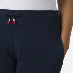 Pantaloni sportivi felpati donna logo