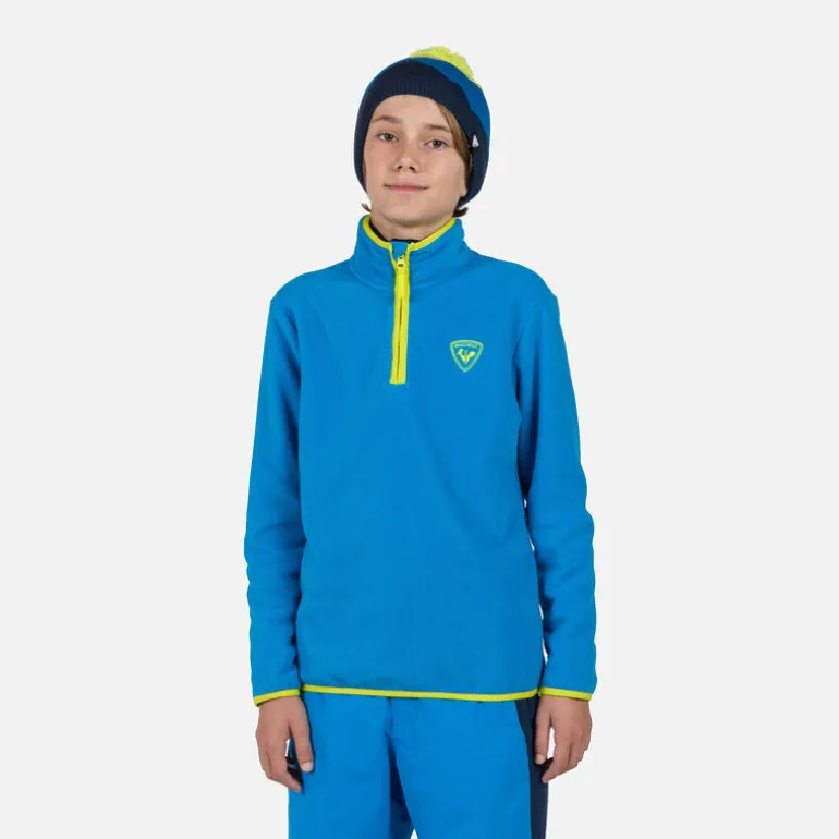 Pile bambino con mezza zip Strawpile