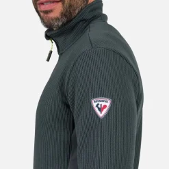 Pile uomo con mezza zip Cieloalto