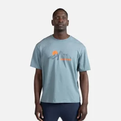 T-shirt Waterfall uomo